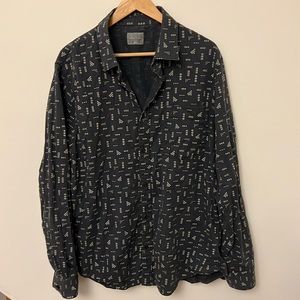 Quality Patterned Button Up